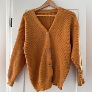 Mustard Cardigan-New!